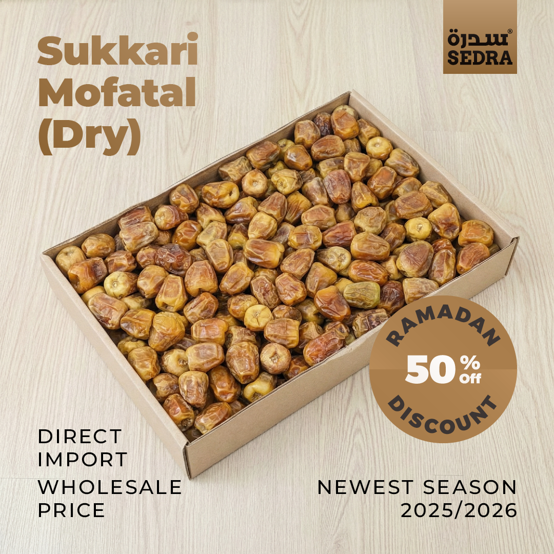 Sukkari Mofatal (Dry) Dates – 3kg Box – image 5